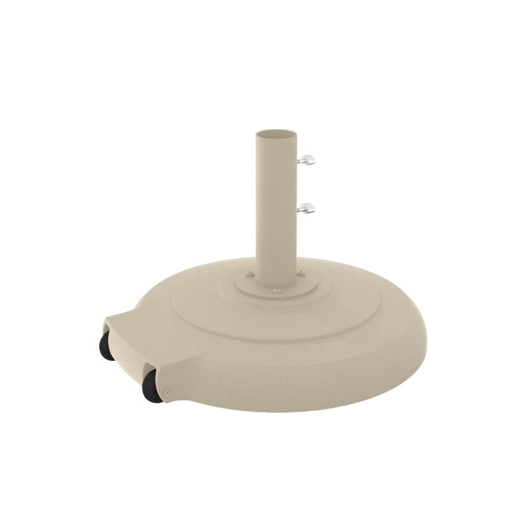 Tropitone 125 Lb. Aluminum Free Standing Umbrella Base with Wheels